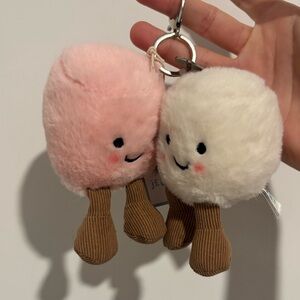 Authentic Jellycat Amuseables Pink And White Marshmallows